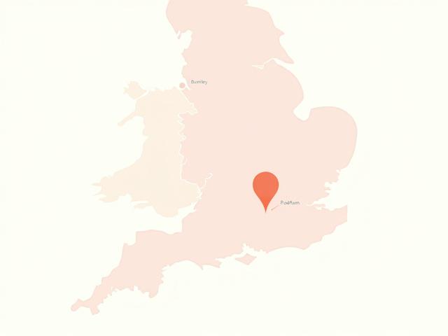 Map showing the service area of Behind The Sofa Cleaning Services covering Burnley, Padiham, and surrounding towns