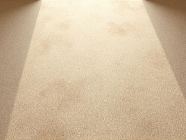 Before: dirty, worn high-traffic carpet area